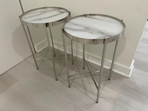Pair Accent Tables Lot #1