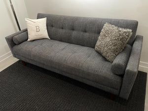 Casalife Davenport Sofa with Garment Storage Compartment