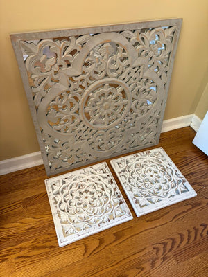 Framed Wall Mirror Lot