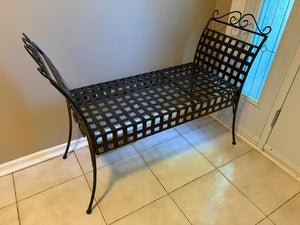 Metal Entry Bench