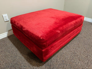 Red Ottoman