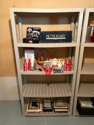 Plastic Storage Rack Lot #1