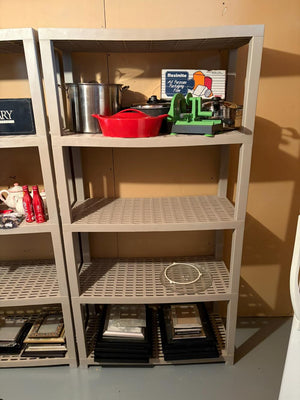 Plastic Storage Rack Lot #2