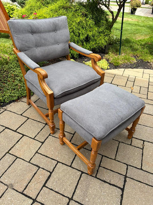 Armchair with Footrest