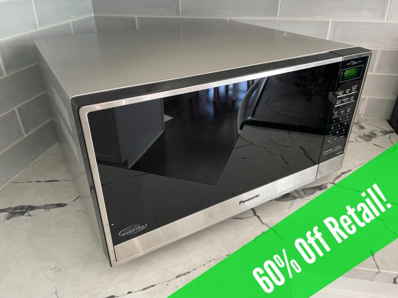 Panasonic Cyclone Inverter Stainless Steel Microwave The Genius NNST7