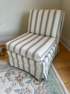 Striped Accent Chair Lot #2
