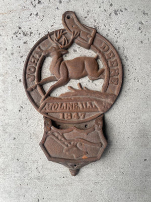 John Deere Molineill Cast Iron Letter Holder