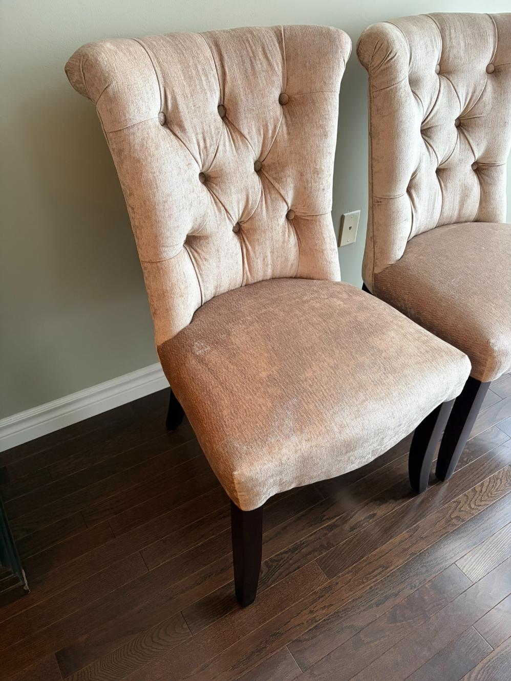 Pair Dining Chairs Lot #1