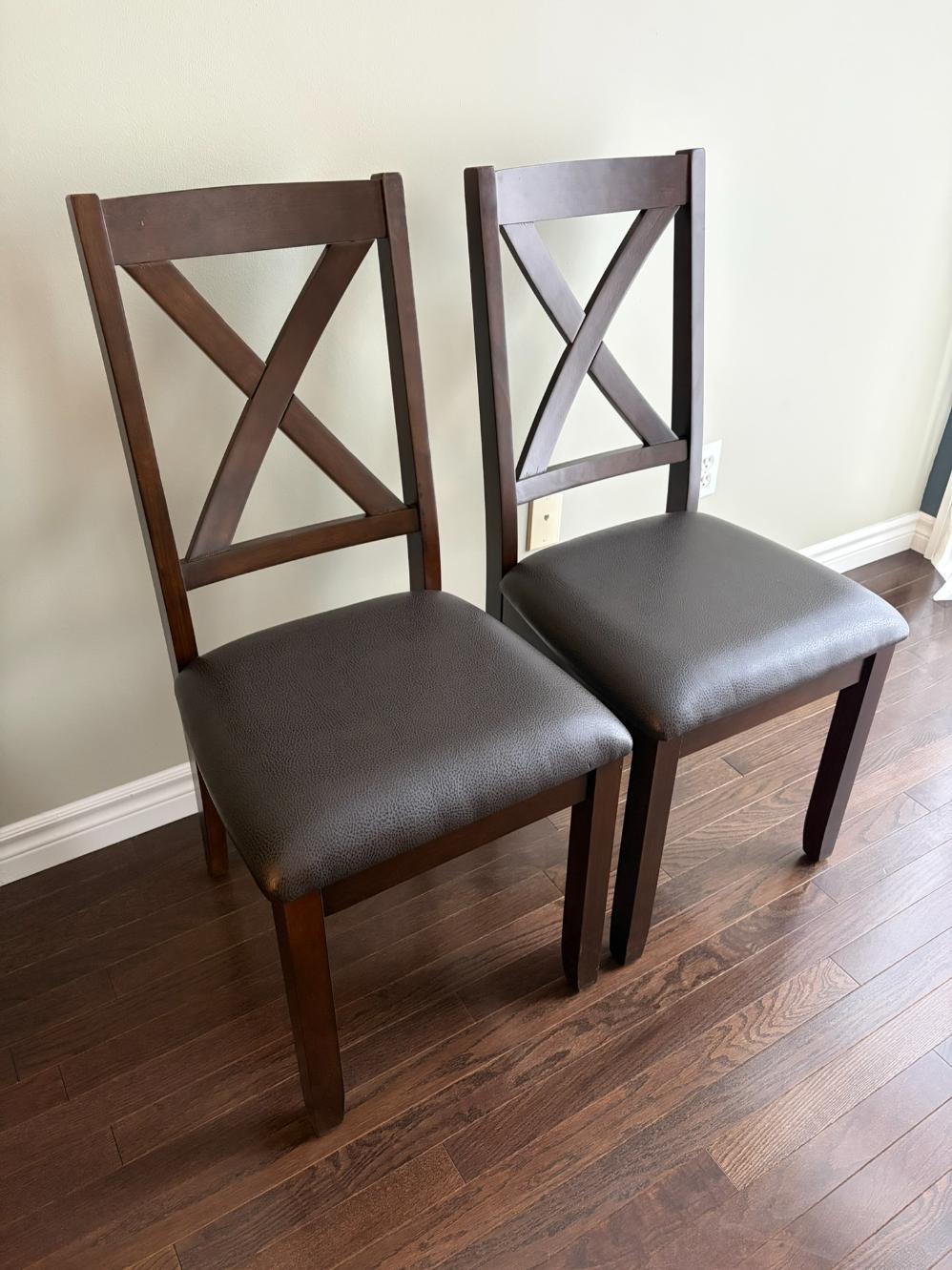 Pair Dining Chairs Lot #2