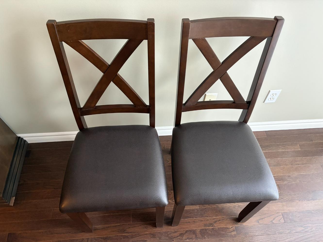 Pair Dining Chairs Lot #2