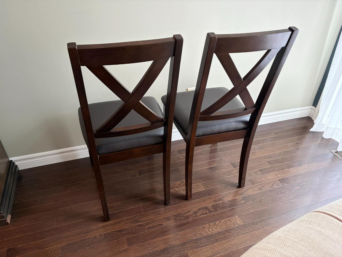 Pair Dining Chairs Lot #2