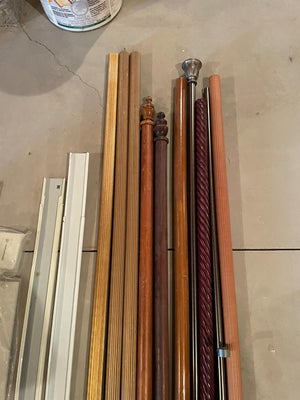 Curtain Fixtures Lot