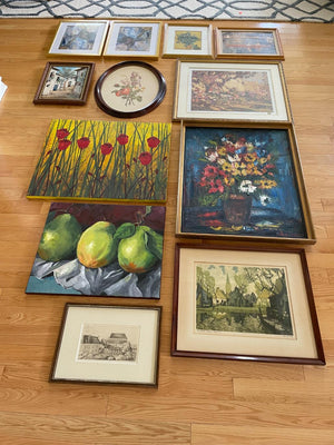 Misc. Framed Wall Art Lot