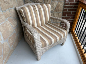 Wicker Patio Armchair