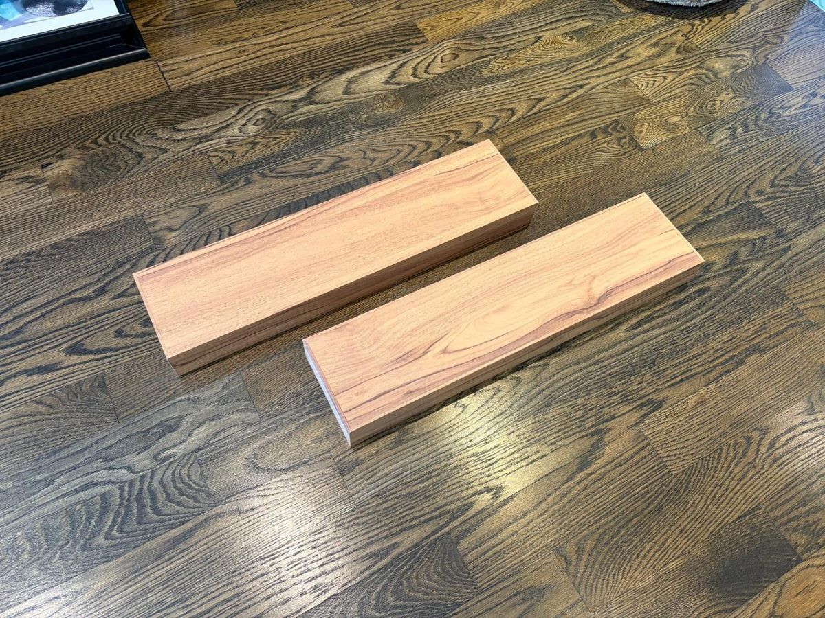 Pair Floating Wall Shelves