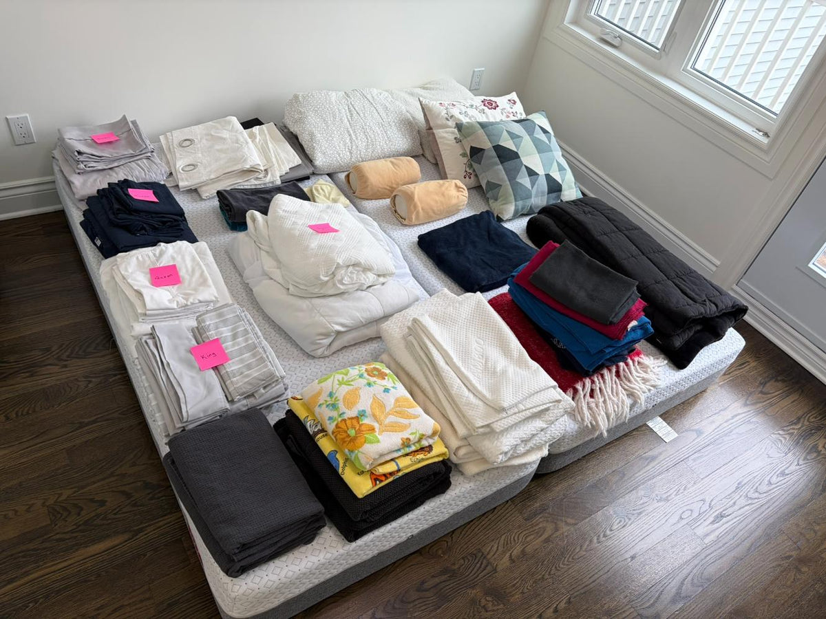 Linen & Throw Pillow Lot