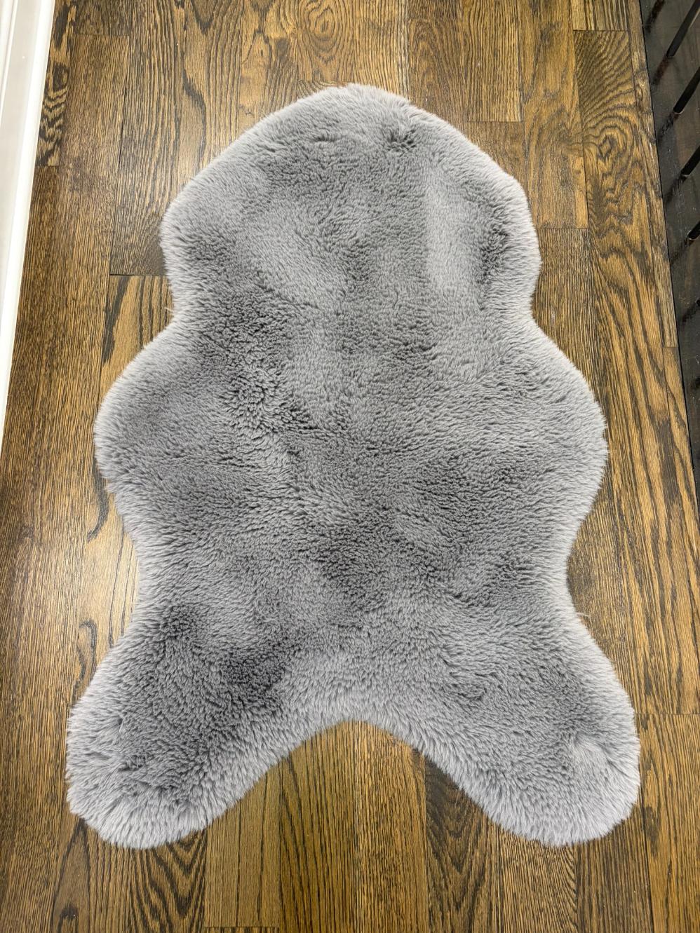 Faux Fur Accent Rug