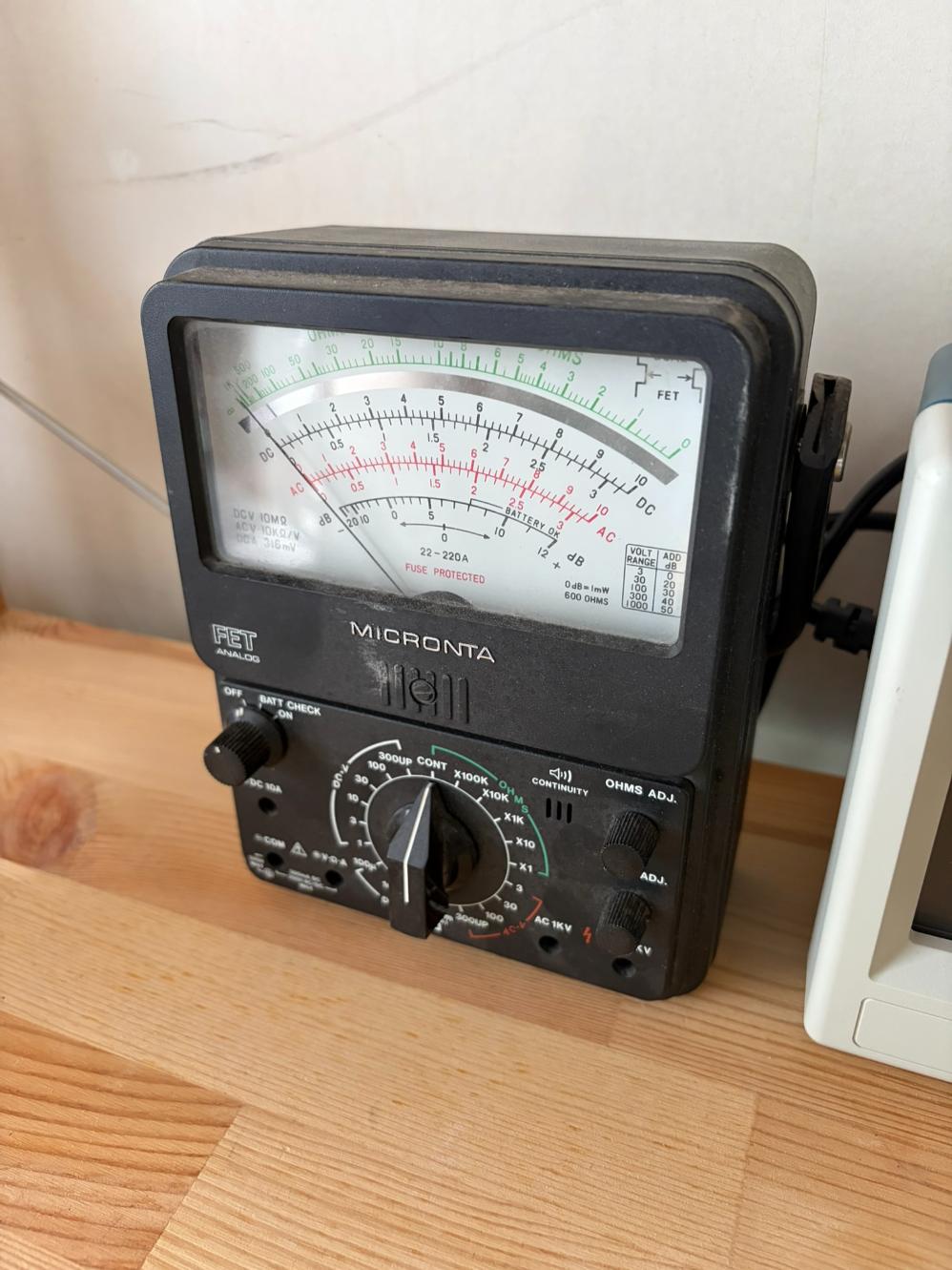 Tektronix Digital Storage Oscilloscope & Micronta Analog Multimeter