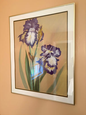 Framed Pastel on Canvas Lot #2