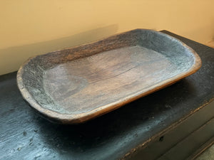 Antique Pine Dough Bowl