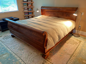 Vintage King Size Sleigh Bed Lot