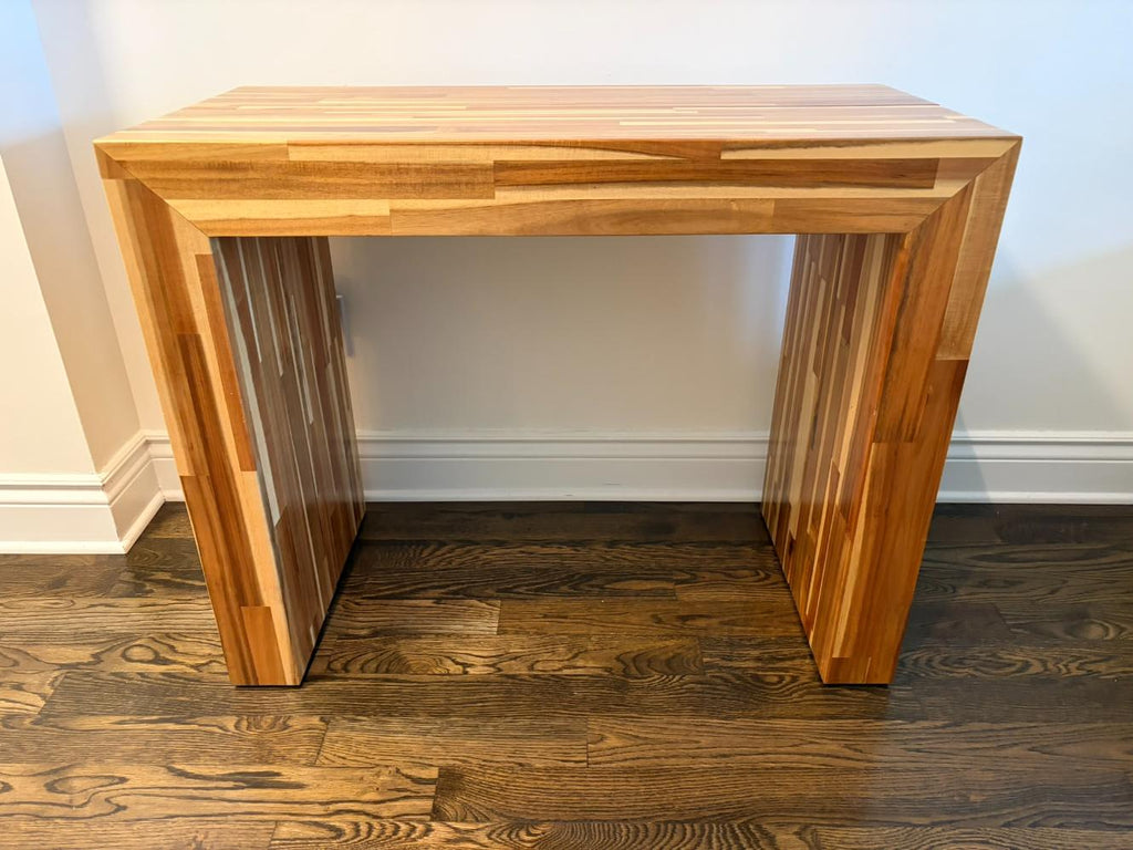 Transformer Table Solid Acacia Wood Extendable Dining Table