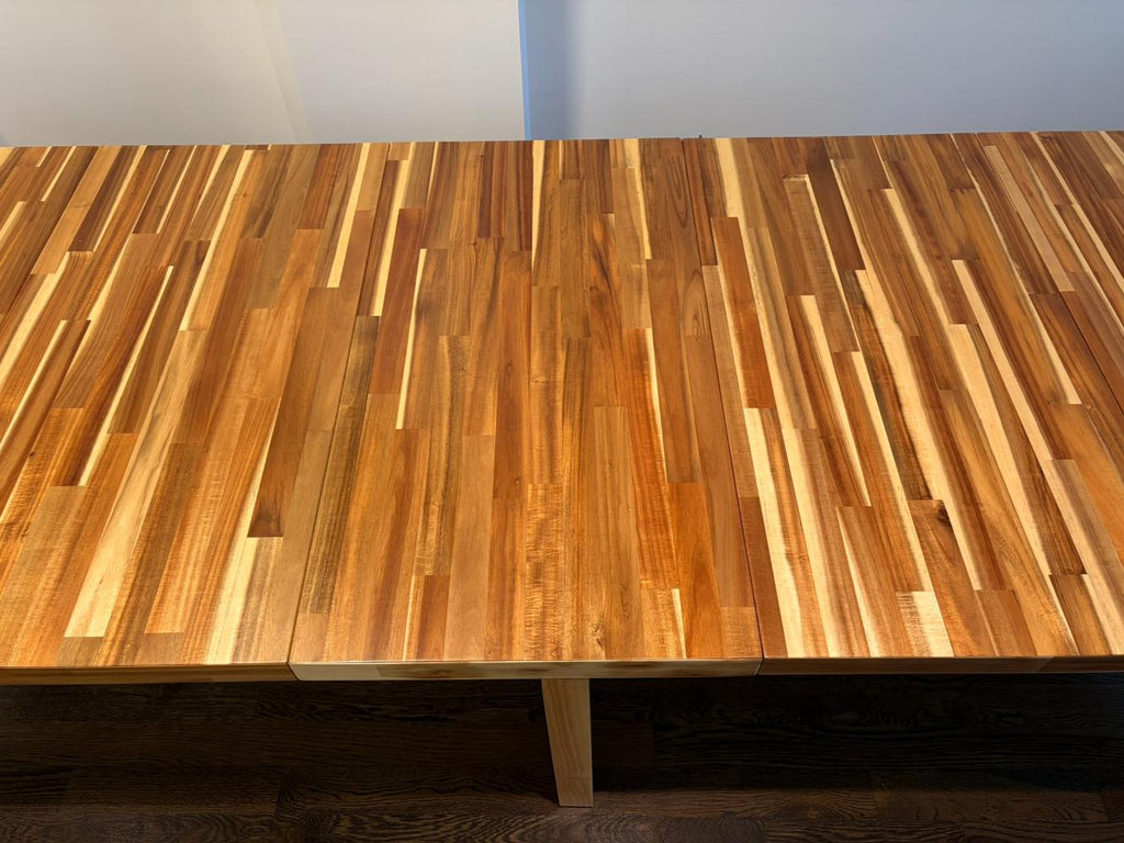 Transformer Table Solid Acacia Wood Extendable Dining Table
