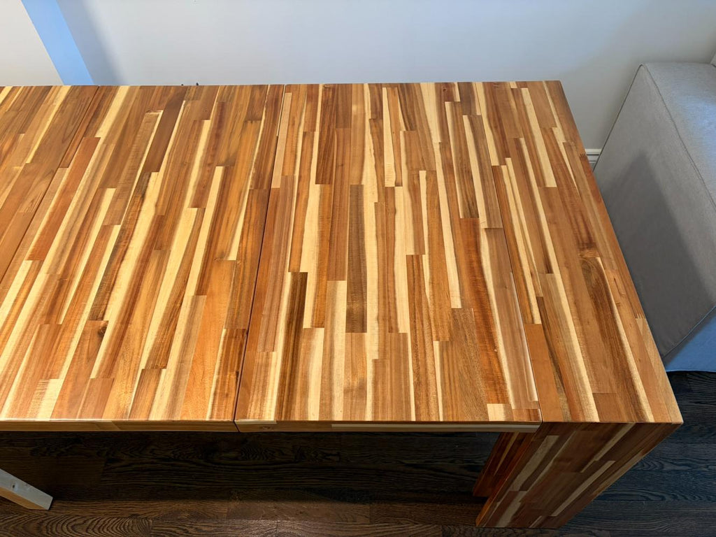 Transformer Table Solid Acacia Wood Extendable Dining Table