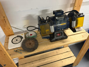 Mastercraft 6” Bench Grinder 55-3584-2