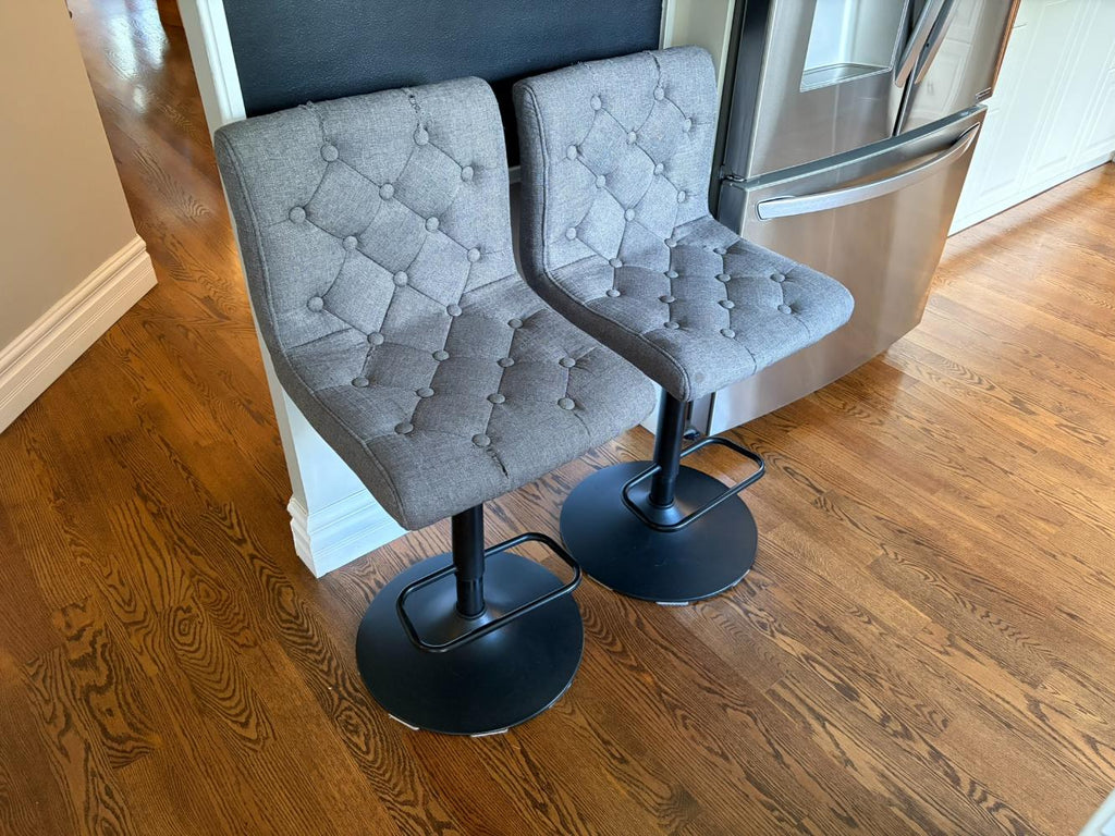 Pair Swivel Barstools