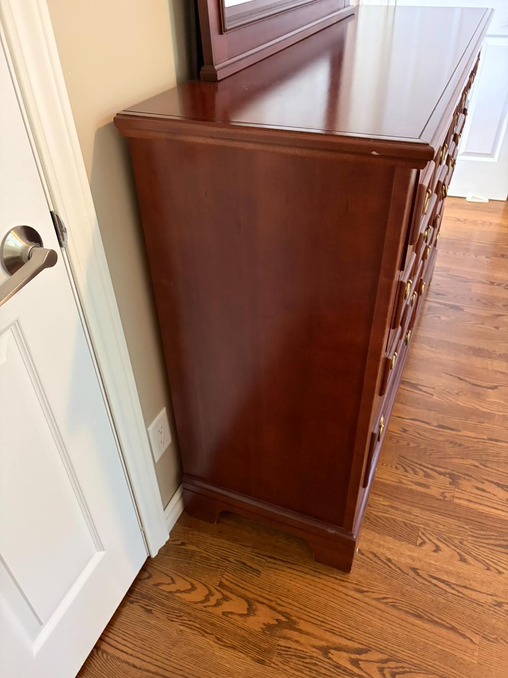 Mirrored Vanity Dresser Lot #1 (Vaughan-Bassett)