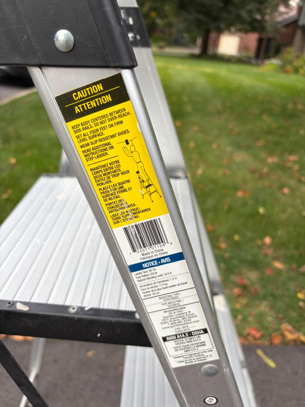 Gorilla 3 Step Ladder