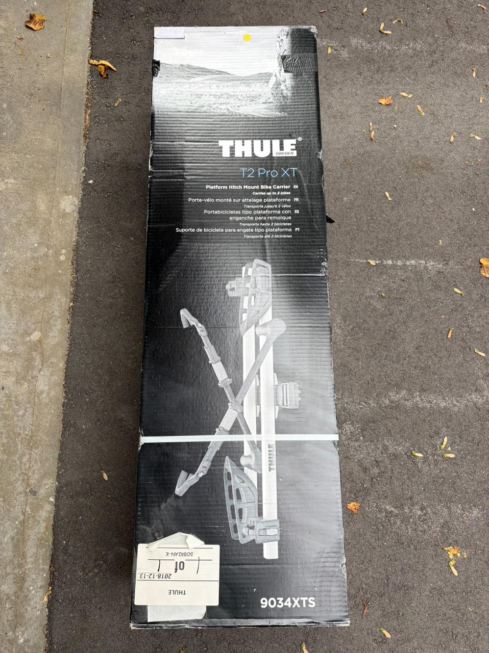 Thule T2 Pro XT Platform Hitch Mount Bike Carrier
