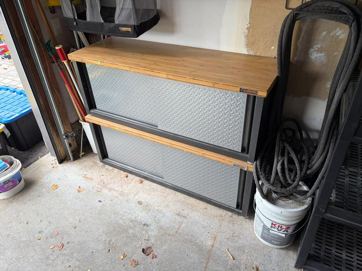 Pair Gladiator Storage Benches