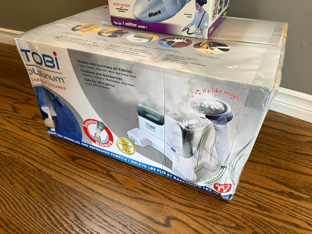 Tobi Steamer & Shark Mini Vacuum