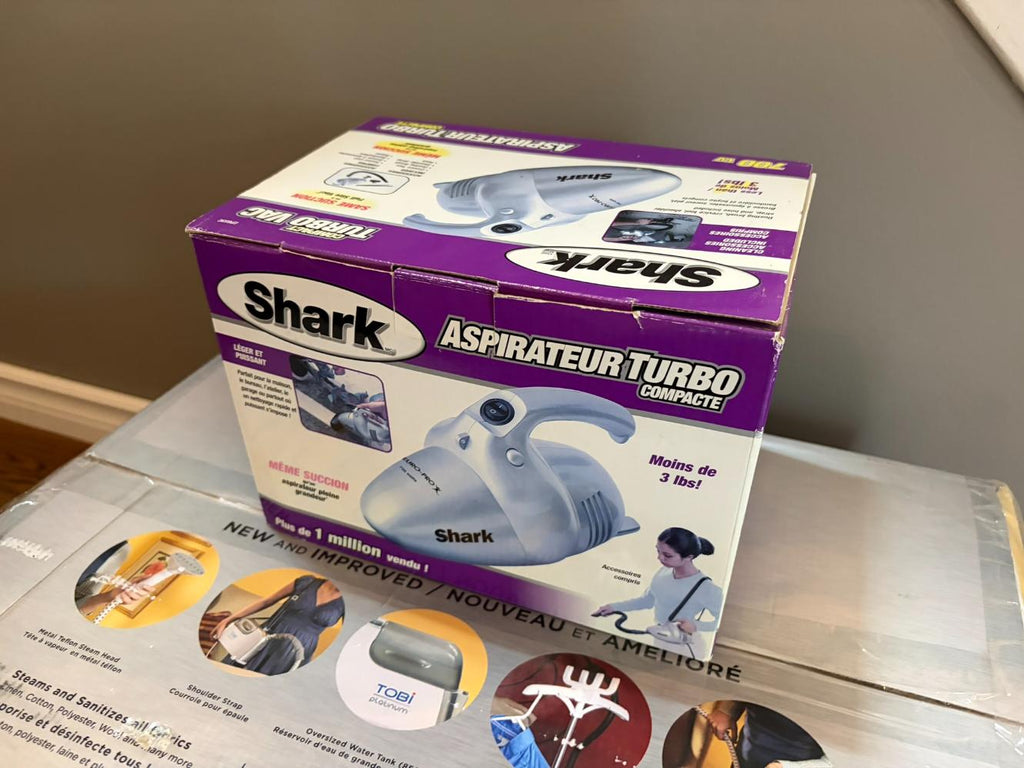 Tobi Steamer & Shark Mini Vacuum