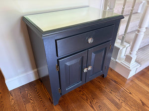 Mirror Top Entry Table (Dark Blue)