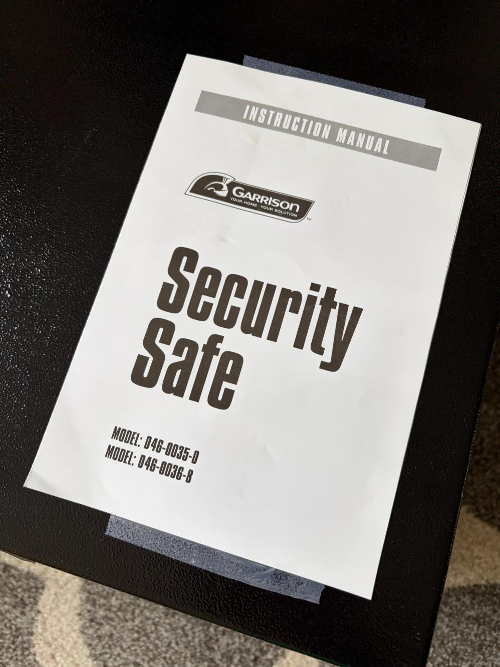 Garrison Security Safe