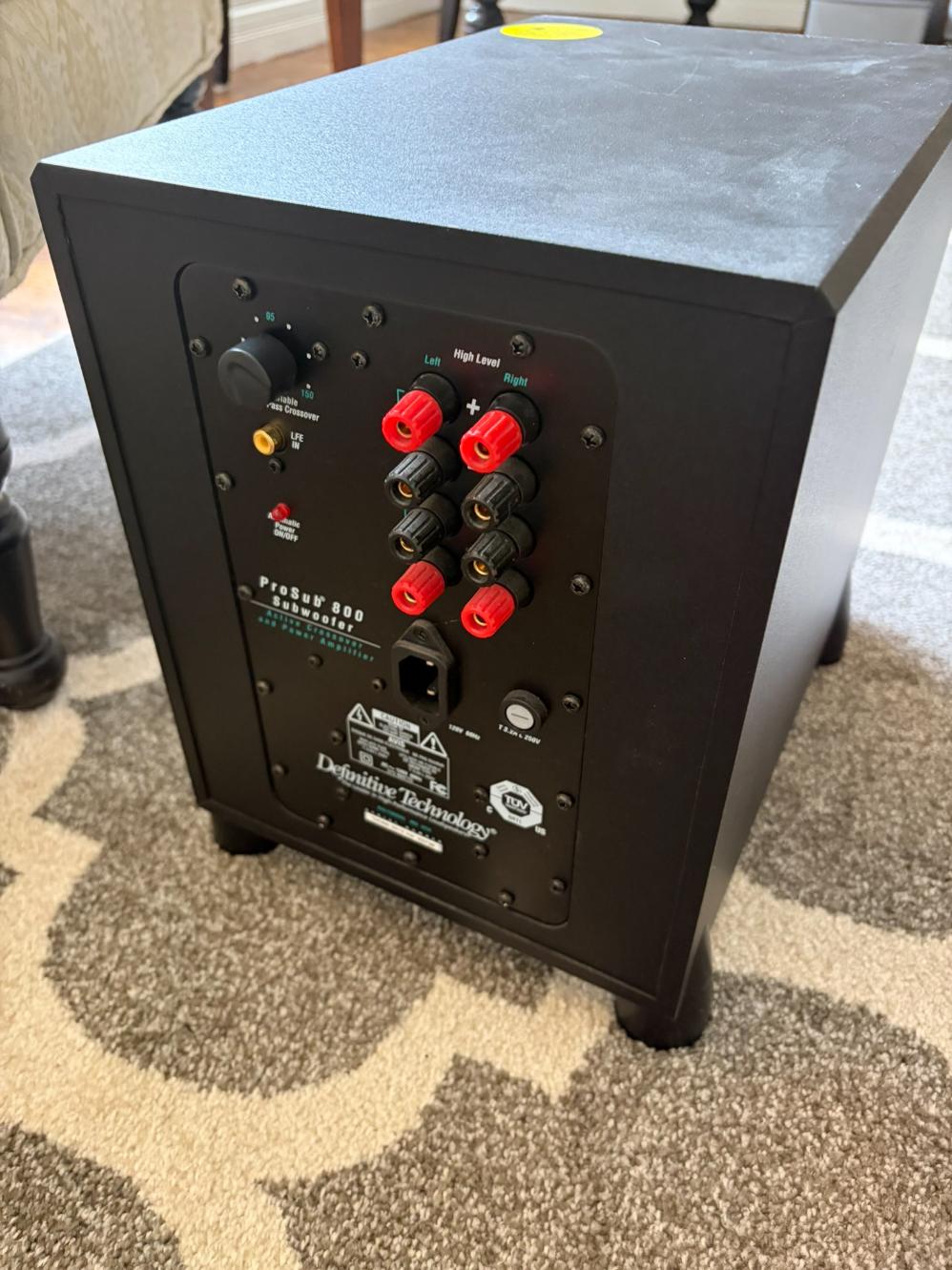 Definitive ProSub 800 & ProCenter Speaker 1000