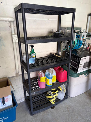 Plastic Storage Rack Lot #2