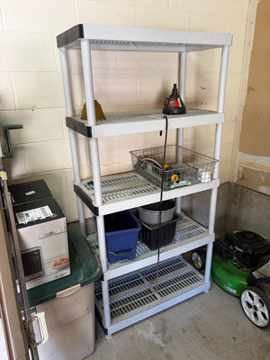 Plastic Storage Rack Lot #3