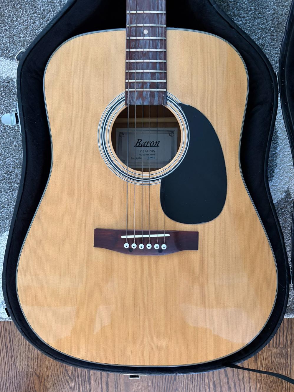 Baron D5 Guitar with Hard Case