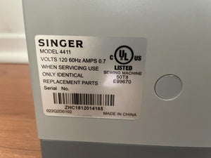 Singer Heavy Duty Sewing Machine 4411