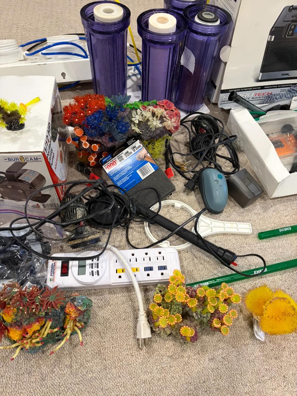 Fish Tank Accessories Lot