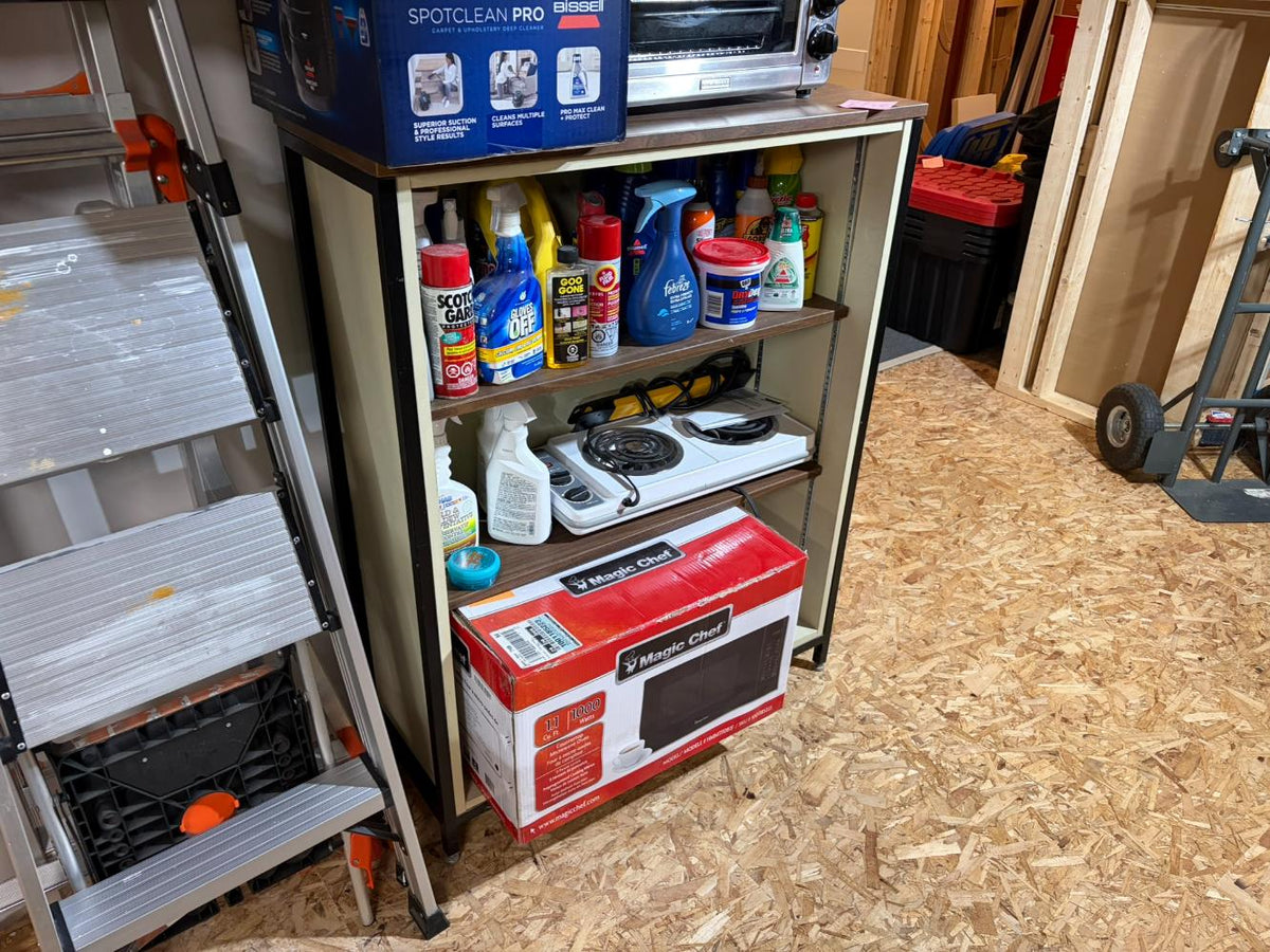 Metal Shelving Unit
