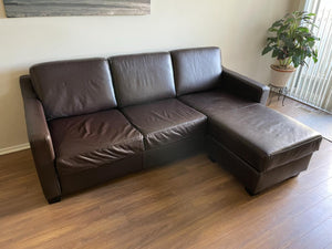 Modular Leather Sectional Sofa