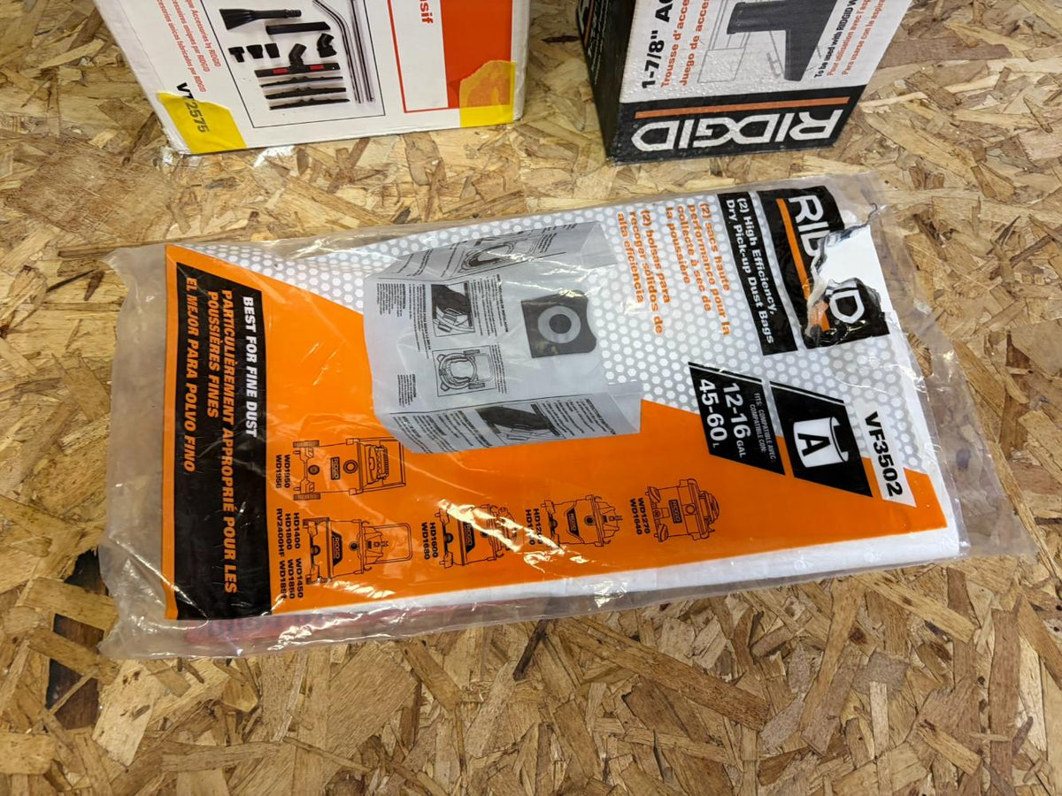 Ridgid Shop Vac Accessories Lot