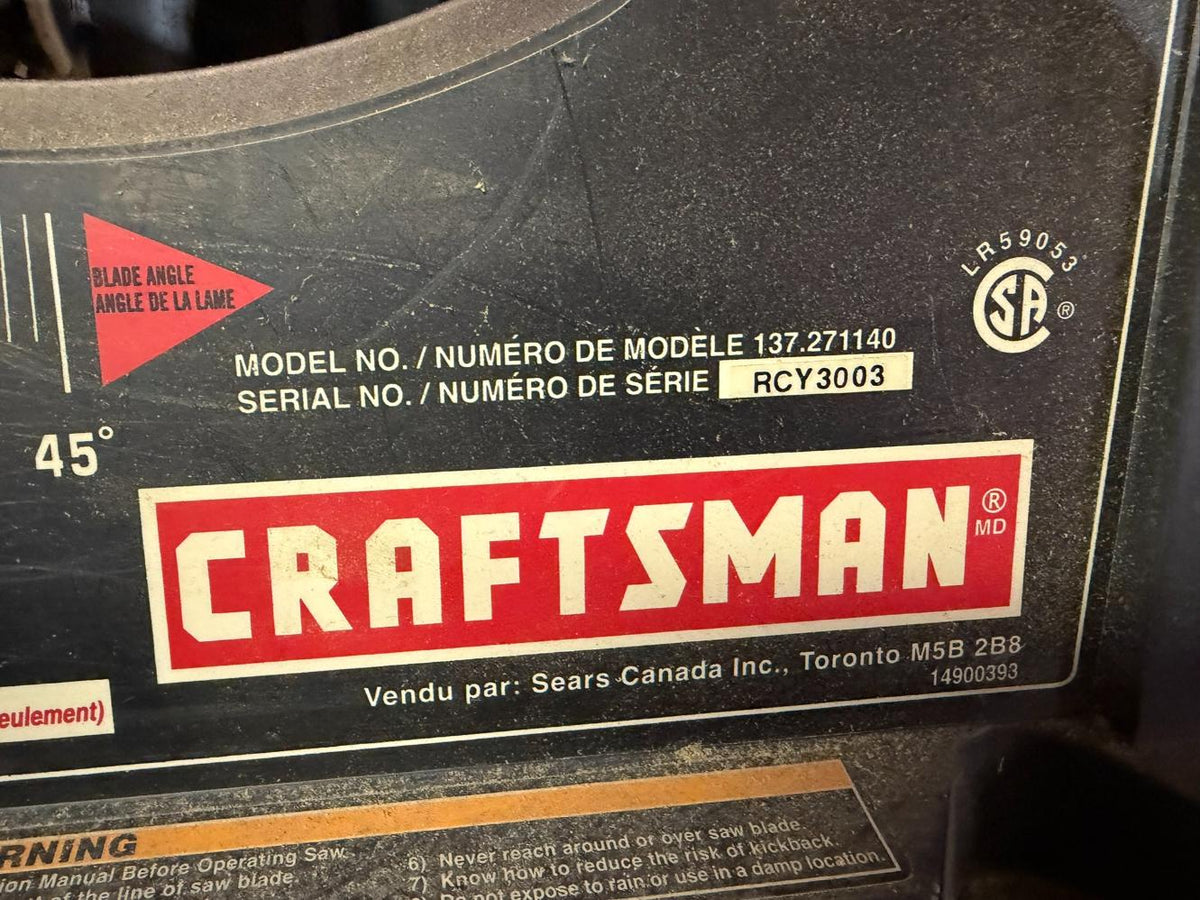 Craftsman Table Saw 137.271140