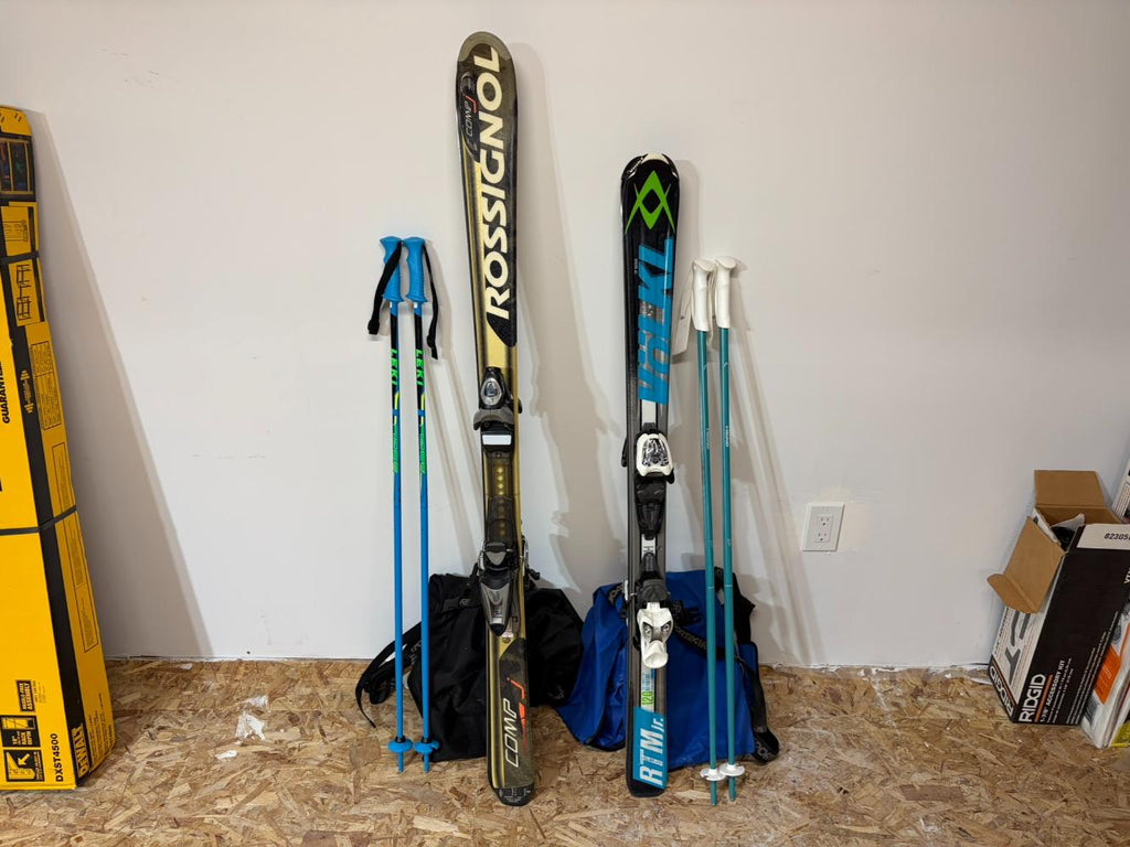 Childrens Skis Lot