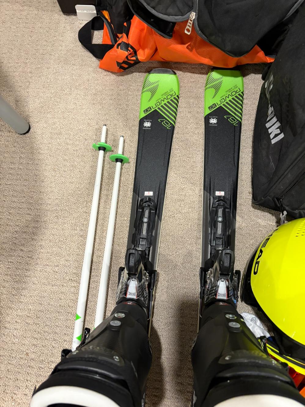 Power Line Blizzard Downhill Skis Lot